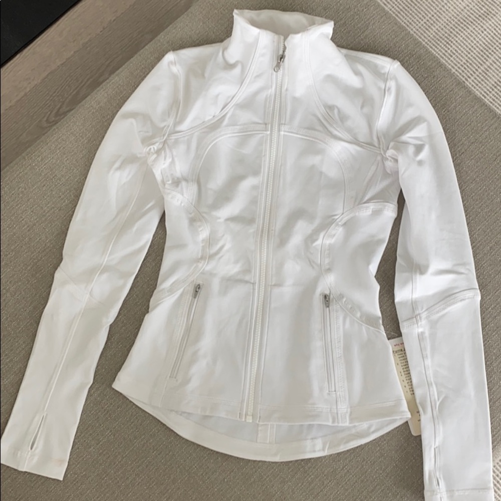 Lululemon Womens Forme Jacket white zip up